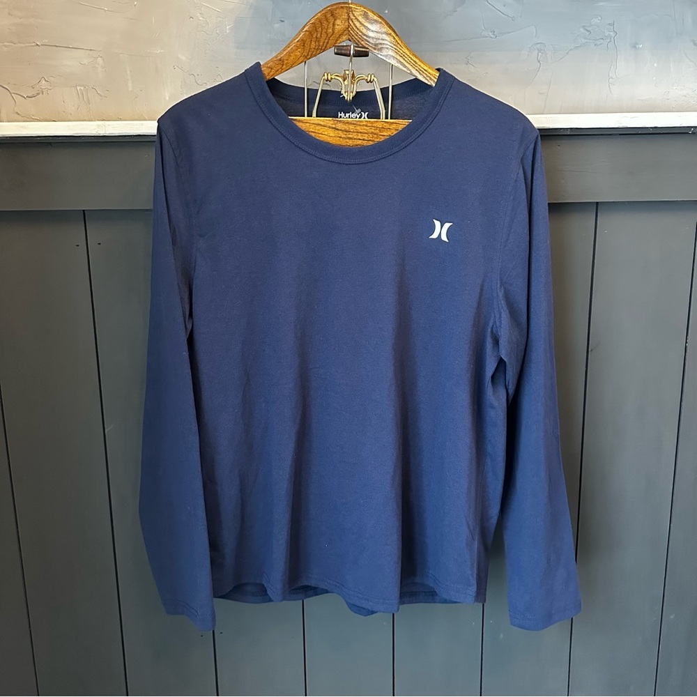 Hurley Men's Deep Blue Long Sleeve Tee Size XL